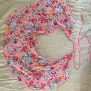 Pink Wrap Floral Ballet Skirt